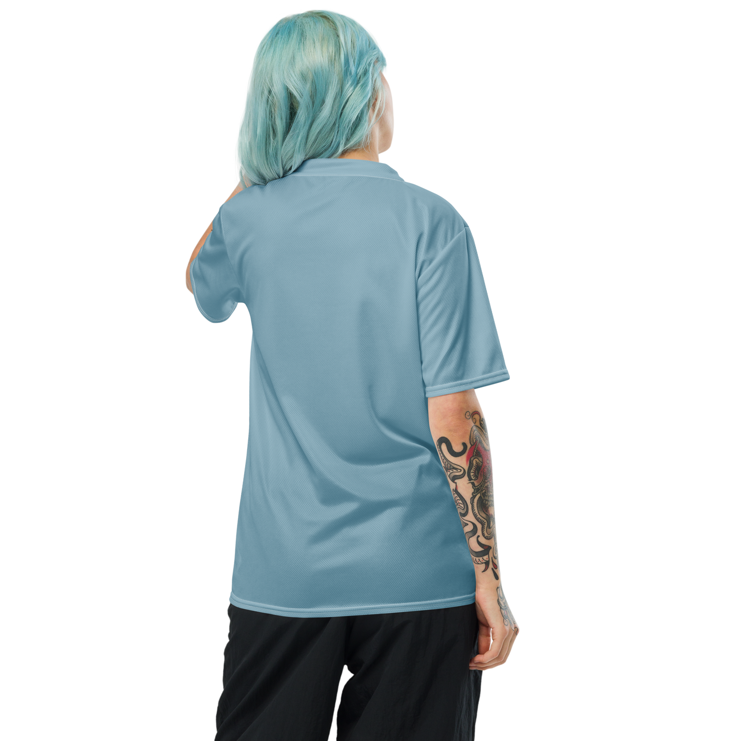 Michigan Upper Peninsula Soccer Jersey (w/ UP Outline) | Unisex - Opal Blue