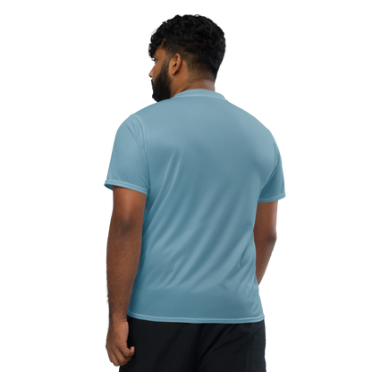 Michigan Upper Peninsula Soccer Jersey (w/ UP Outline) | Unisex - Opal Blue