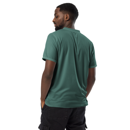 Michigan Upper Peninsula Soccer Jersey (w/ UP Outline) | Unisex - Copper Green