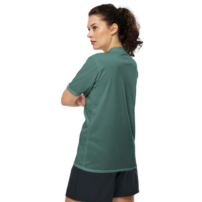 Michigan Upper Peninsula Soccer Jersey (w/ UP Outline) | Unisex - Copper Green