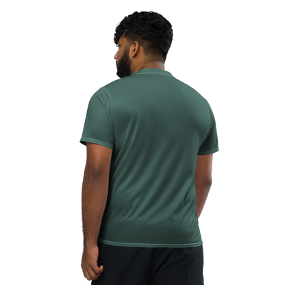 Michigan Upper Peninsula Soccer Jersey (w/ UP Outline) | Unisex - Copper Green