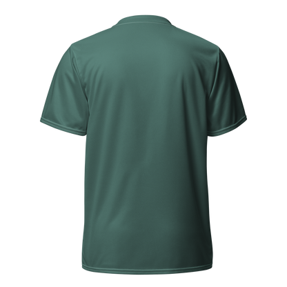 Michigan Upper Peninsula Soccer Jersey (w/ UP Outline) | Unisex - Copper Green