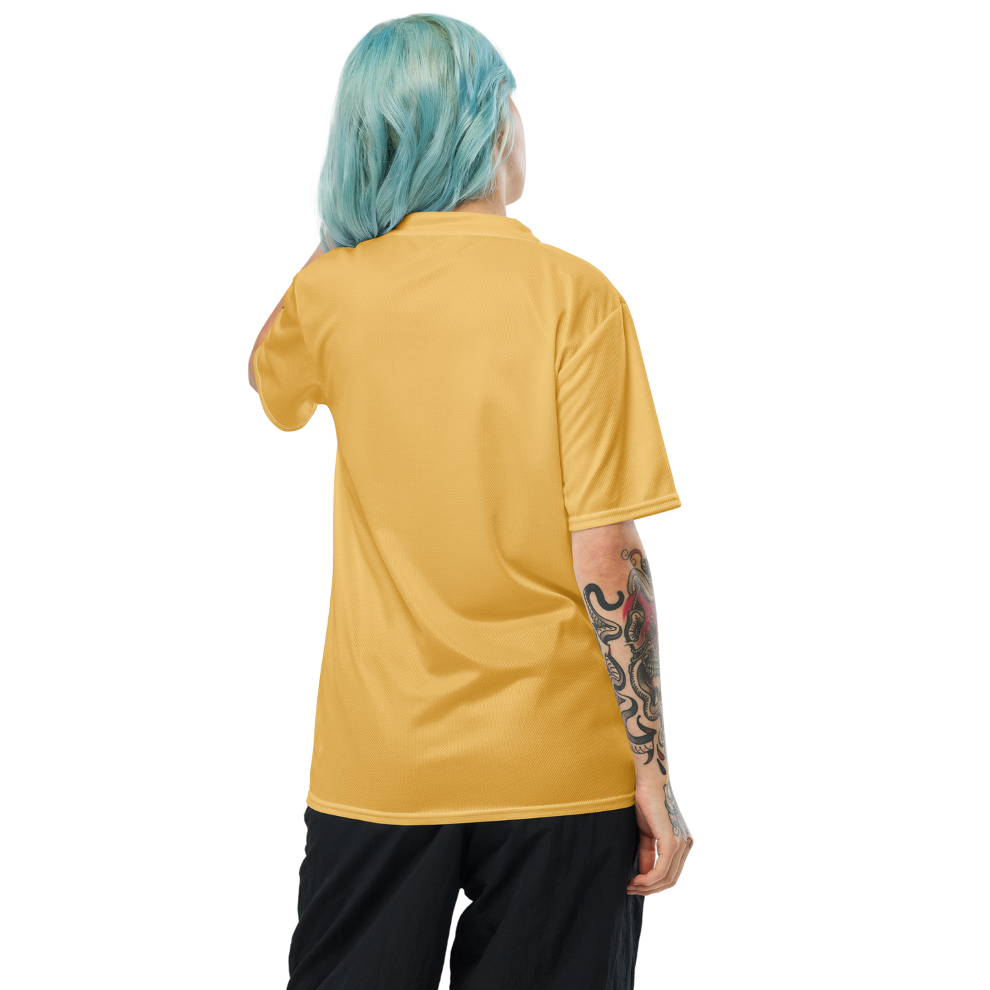 Michigan Upper Peninsula Soccer Jersey (w/ UP Outline) | Unisex - Citrine