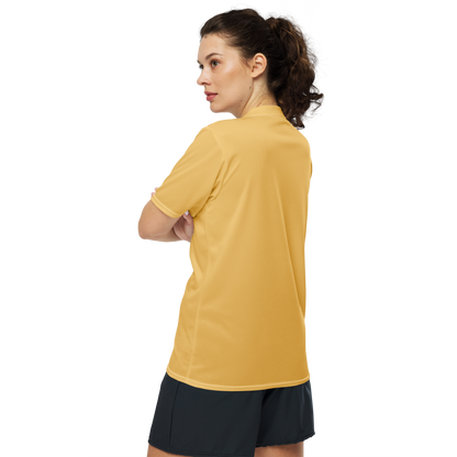 Michigan Upper Peninsula Soccer Jersey (w/ UP Outline) | Unisex - Citrine