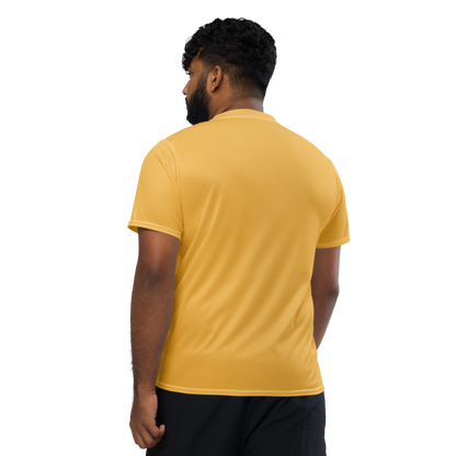 Michigan Upper Peninsula Soccer Jersey (w/ UP Outline) | Unisex - Citrine