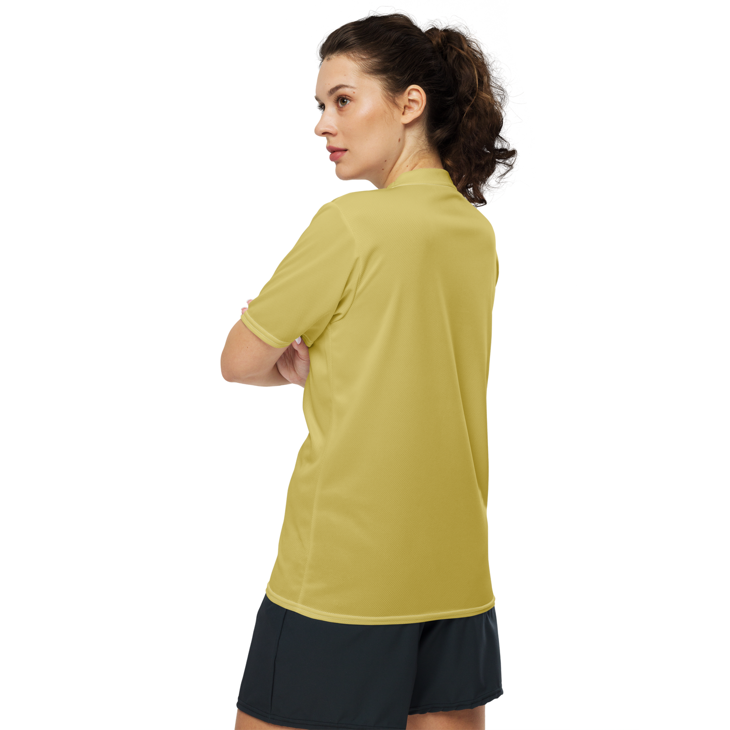 Michigan Upper Peninsula Soccer Jersey (w/ UP Outline) | Unisex - Plum Yellow