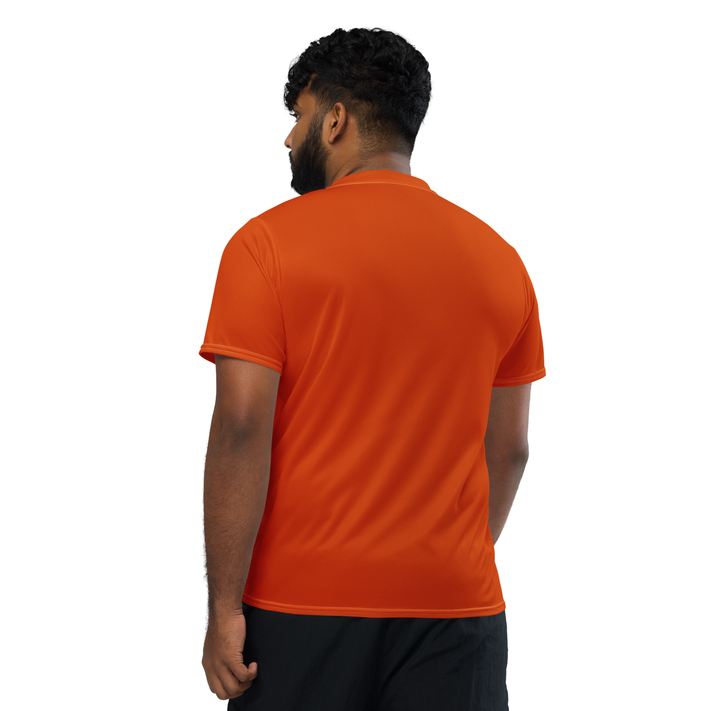 Michigan Upper Peninsula Soccer Jersey (w/ UP Outline) | Unisex - Maple Leaf Orange