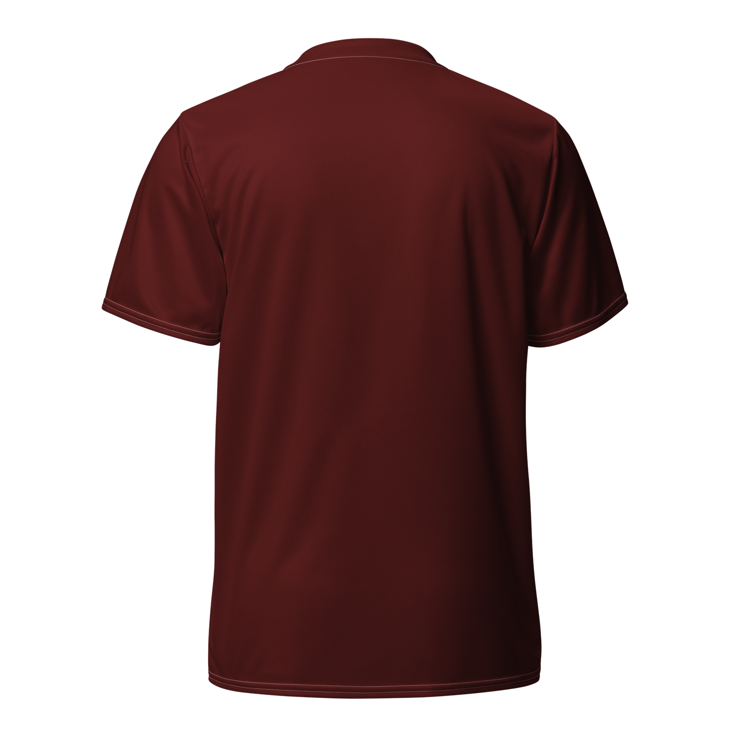 Michigan Upper Peninsula Soccer Jersey (w/ UP Outline) | Unisex - Cherrywood Color