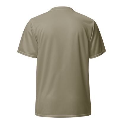 Michigan Upper Peninsula Soccer Jersey (w/ UP Outline) | Unisex - Petoskey Stone Beige