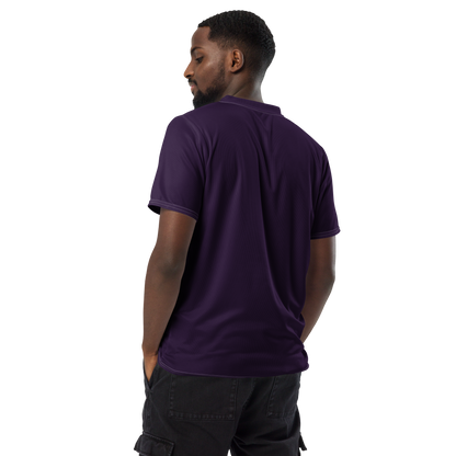 Michigan Upper Peninsula Soccer Jersey (w/ UP Outline) | Unisex - Blackcurrant