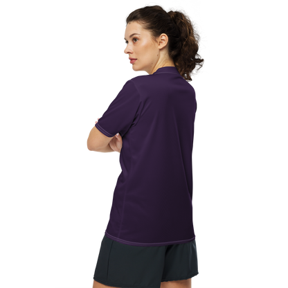 Michigan Upper Peninsula Soccer Jersey (w/ UP Outline) | Unisex - Blackcurrant