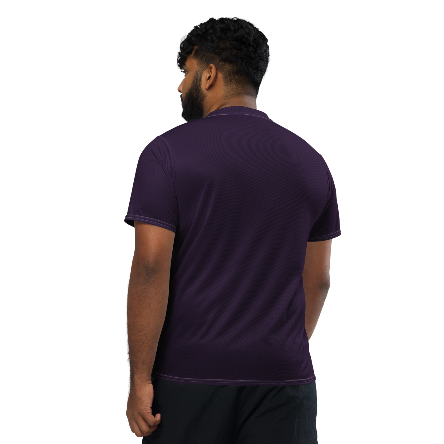 Michigan Upper Peninsula Soccer Jersey (w/ UP Outline) | Unisex - Blackcurrant