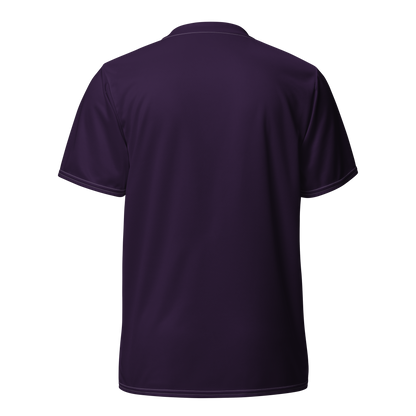 Michigan Upper Peninsula Soccer Jersey (w/ UP Outline) | Unisex - Blackcurrant