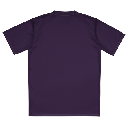 Michigan Upper Peninsula Soccer Jersey (w/ UP Outline) | Unisex - Blackcurrant