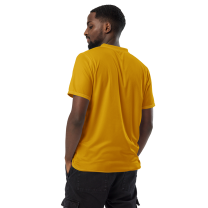 Michigan Upper Peninsula Soccer Jersey (w/ UP Outline) | Unisex - Gold