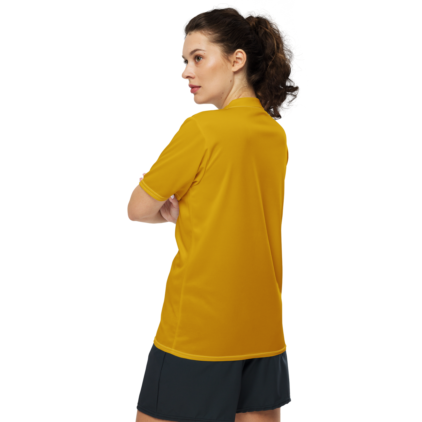 Michigan Upper Peninsula Soccer Jersey (w/ UP Outline) | Unisex - Gold