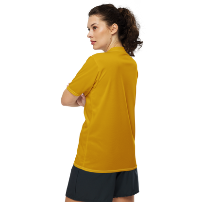 Michigan Upper Peninsula Soccer Jersey (w/ UP Outline) | Unisex - Gold