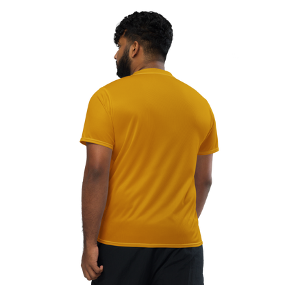 Michigan Upper Peninsula Soccer Jersey (w/ UP Outline) | Unisex - Gold