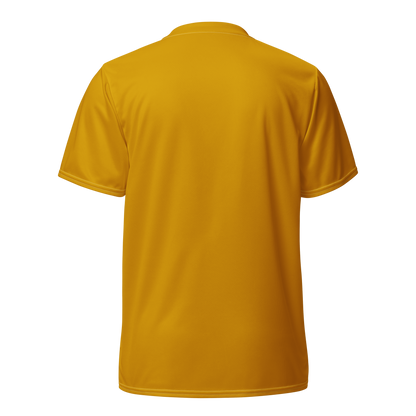 Michigan Upper Peninsula Soccer Jersey (w/ UP Outline) | Unisex - Gold