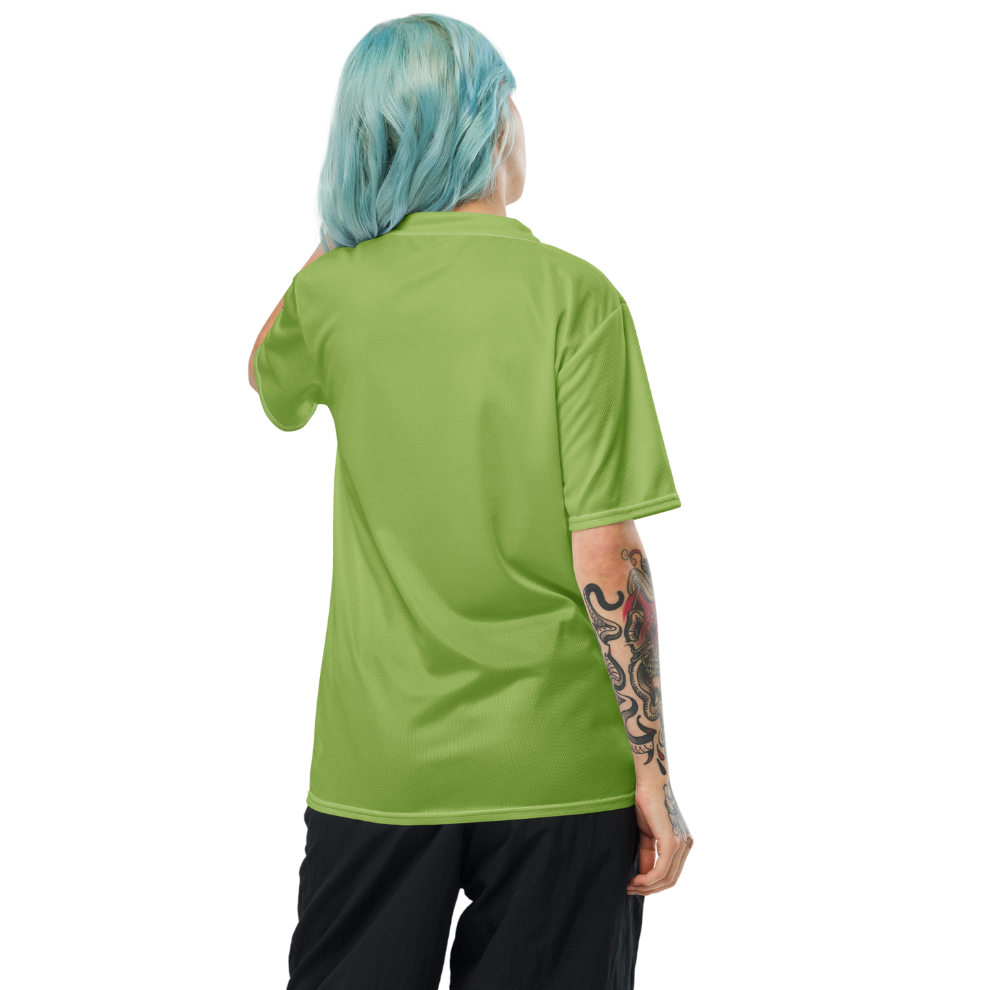 Michigan Upper Peninsula Soccer Jersey (w/ UP Outline) | Unisex - Gooseberry Green