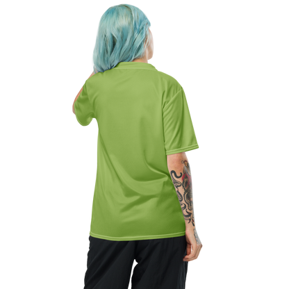 Michigan Upper Peninsula Soccer Jersey (w/ UP Outline) | Unisex - Gooseberry Green