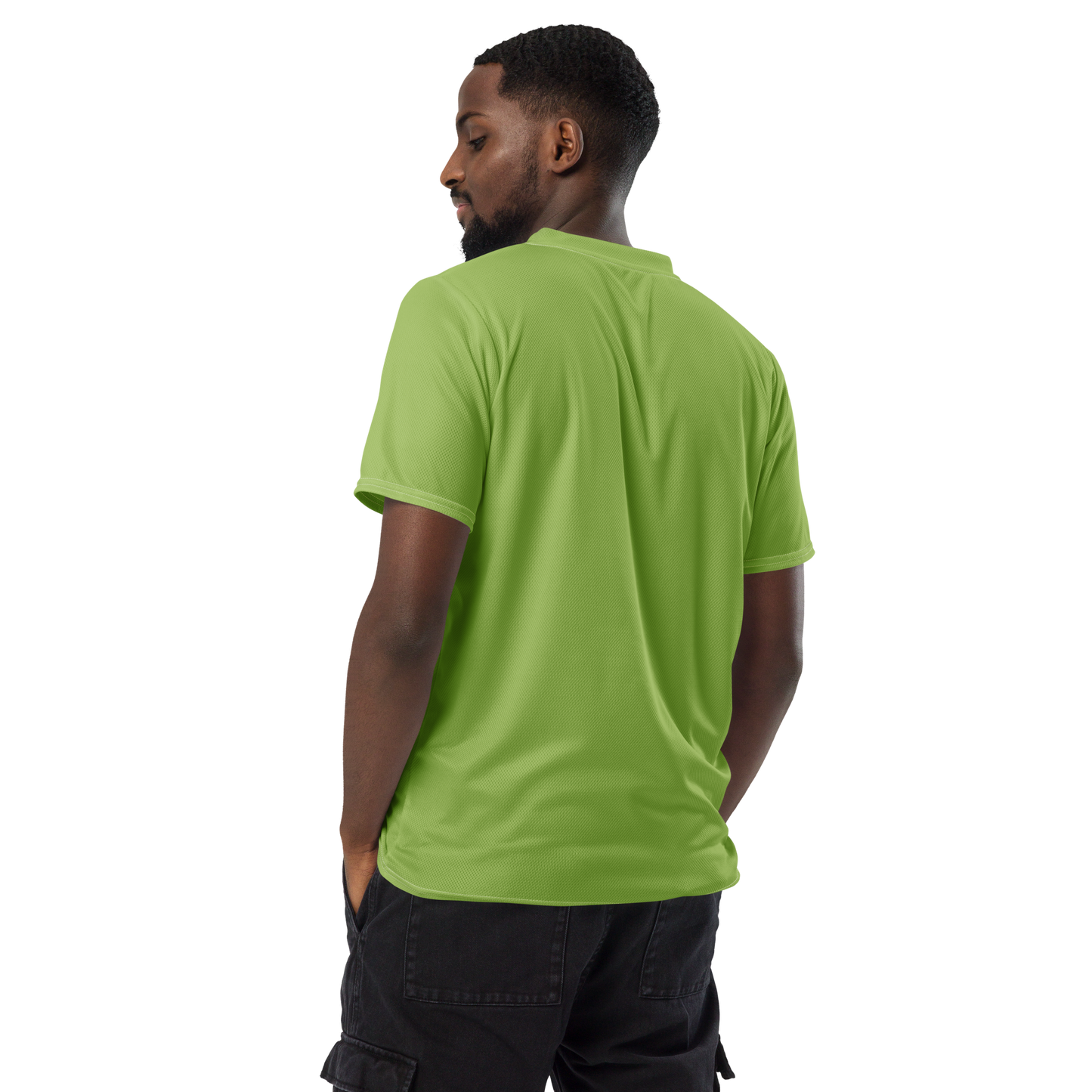 Michigan Upper Peninsula Soccer Jersey (w/ UP Outline) | Unisex - Gooseberry Green