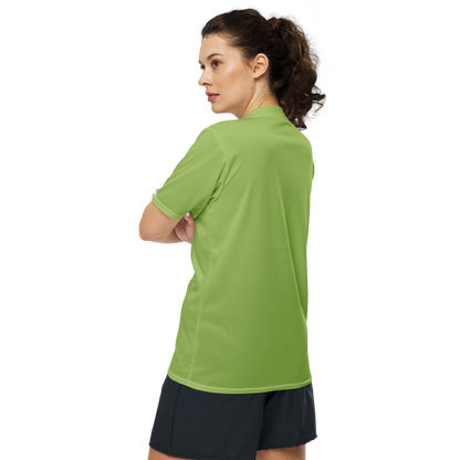 Michigan Upper Peninsula Soccer Jersey (w/ UP Outline) | Unisex - Gooseberry Green