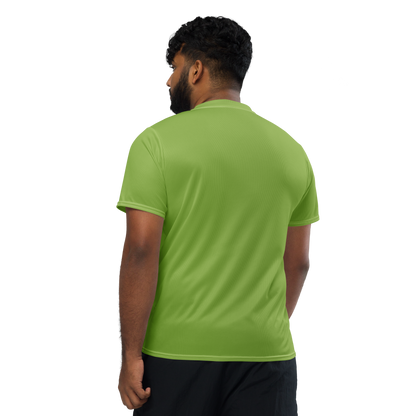 Michigan Upper Peninsula Soccer Jersey (w/ UP Outline) | Unisex - Gooseberry Green