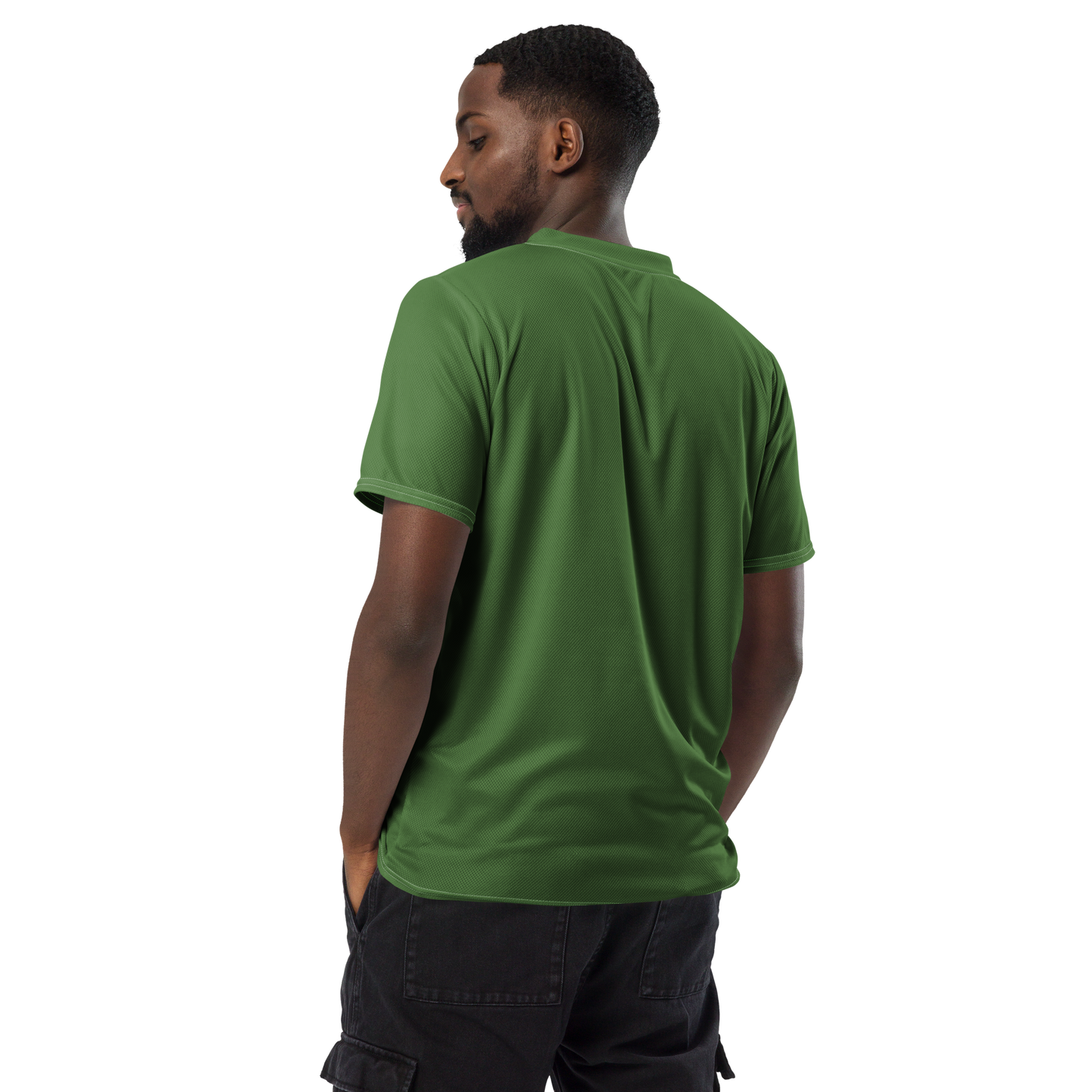 Michigan Upper Peninsula Soccer Jersey (w/ UP Outline) | Unisex - Pine Green