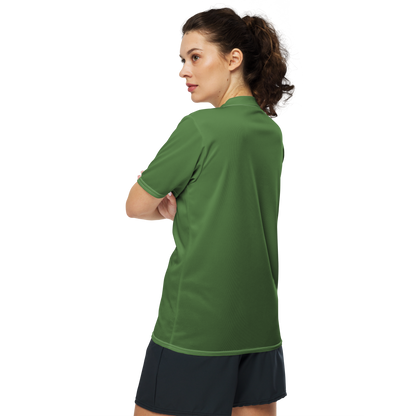 Michigan Upper Peninsula Soccer Jersey (w/ UP Outline) | Unisex - Pine Green