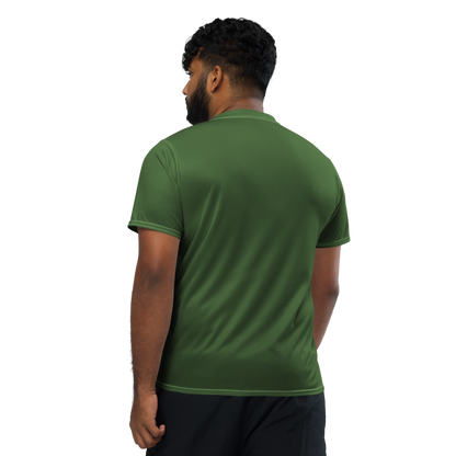 Michigan Upper Peninsula Soccer Jersey (w/ UP Outline) | Unisex - Pine Green