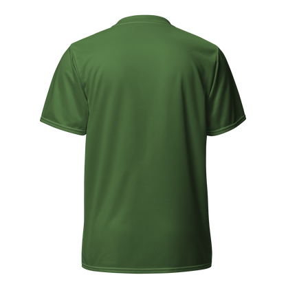 Michigan Upper Peninsula Soccer Jersey (w/ UP Outline) | Unisex - Pine Green