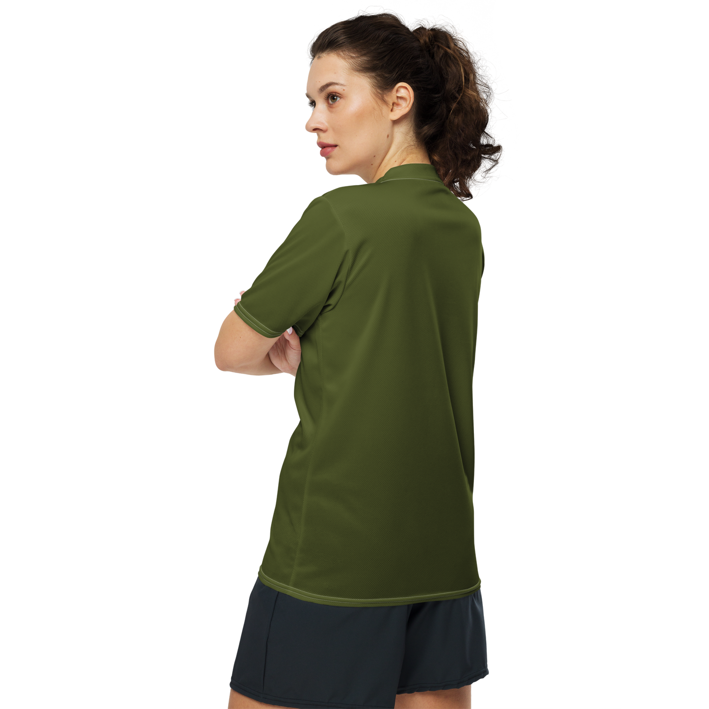 Michigan Upper Peninsula Soccer Jersey (w/ UP Outline) | Unisex - Army Green