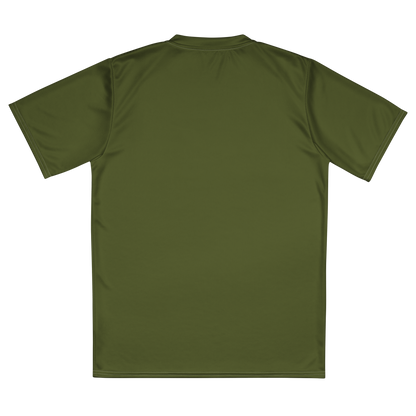 Michigan Upper Peninsula Soccer Jersey (w/ UP Outline) | Unisex - Army Green