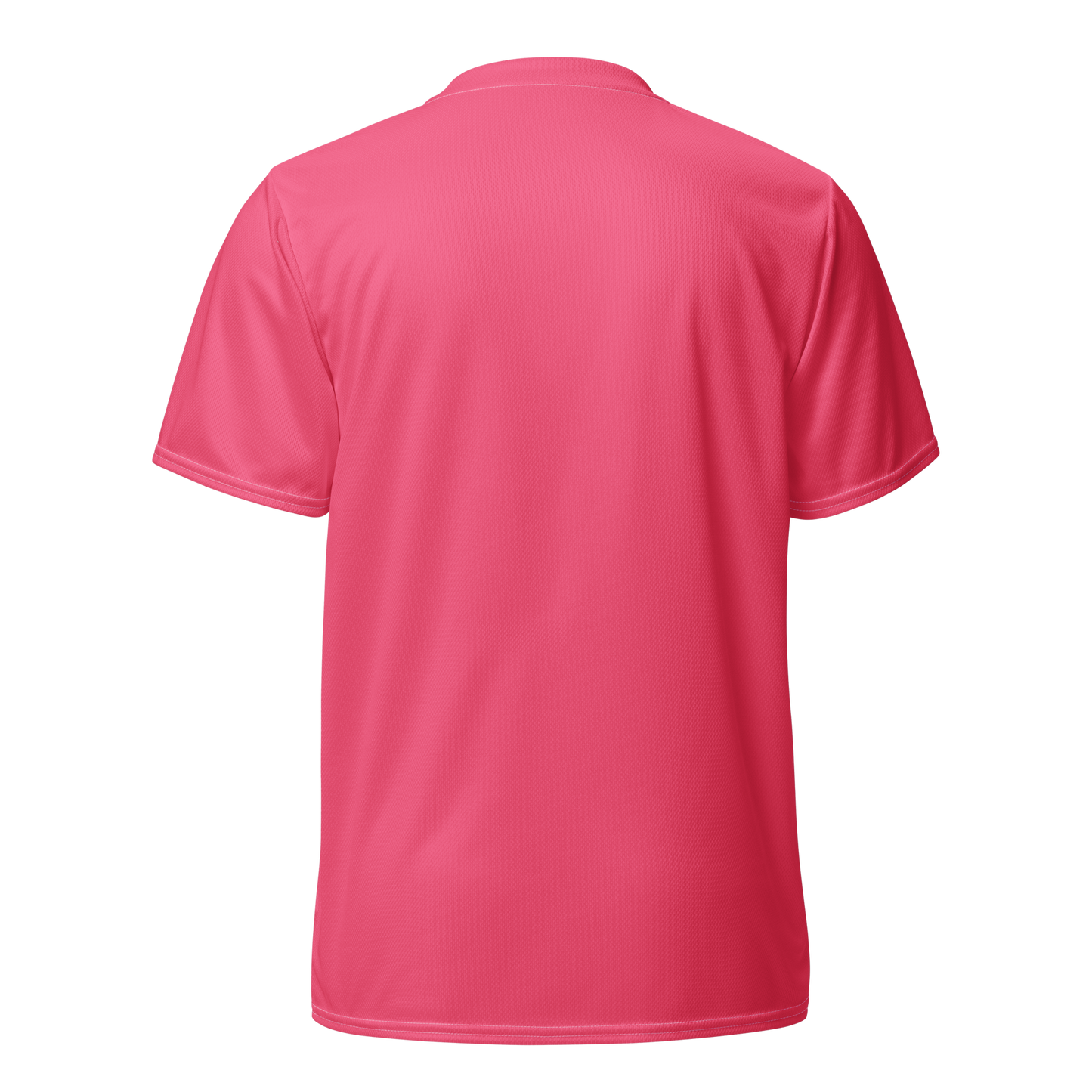 Michigan Upper Peninsula Soccer Jersey (w/ UP Outline) | Unisex - Rhodochrosite Pink