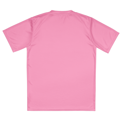 Michigan Upper Peninsula Soccer Jersey (w/ UP Outline) | Unisex - '67 Caddie Pink