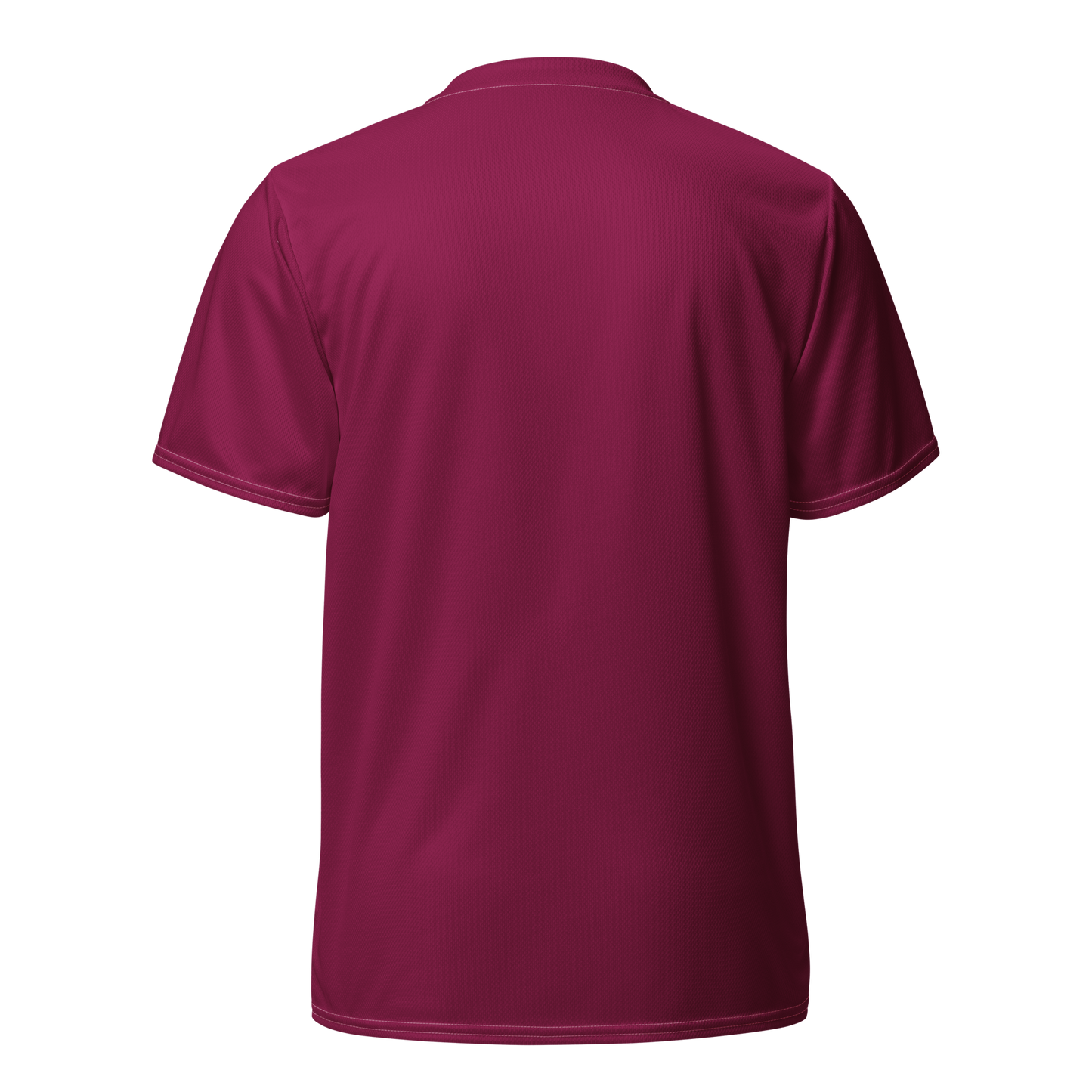 Michigan Upper Peninsula Soccer Jersey (w/ UP Outline) | Unisex - Ruby Red