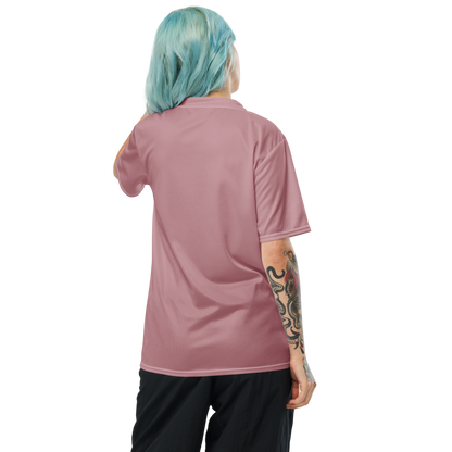 Michigan Upper Peninsula Soccer Jersey (w/ UP Outline) | Unisex - Cherry Blossom Pink