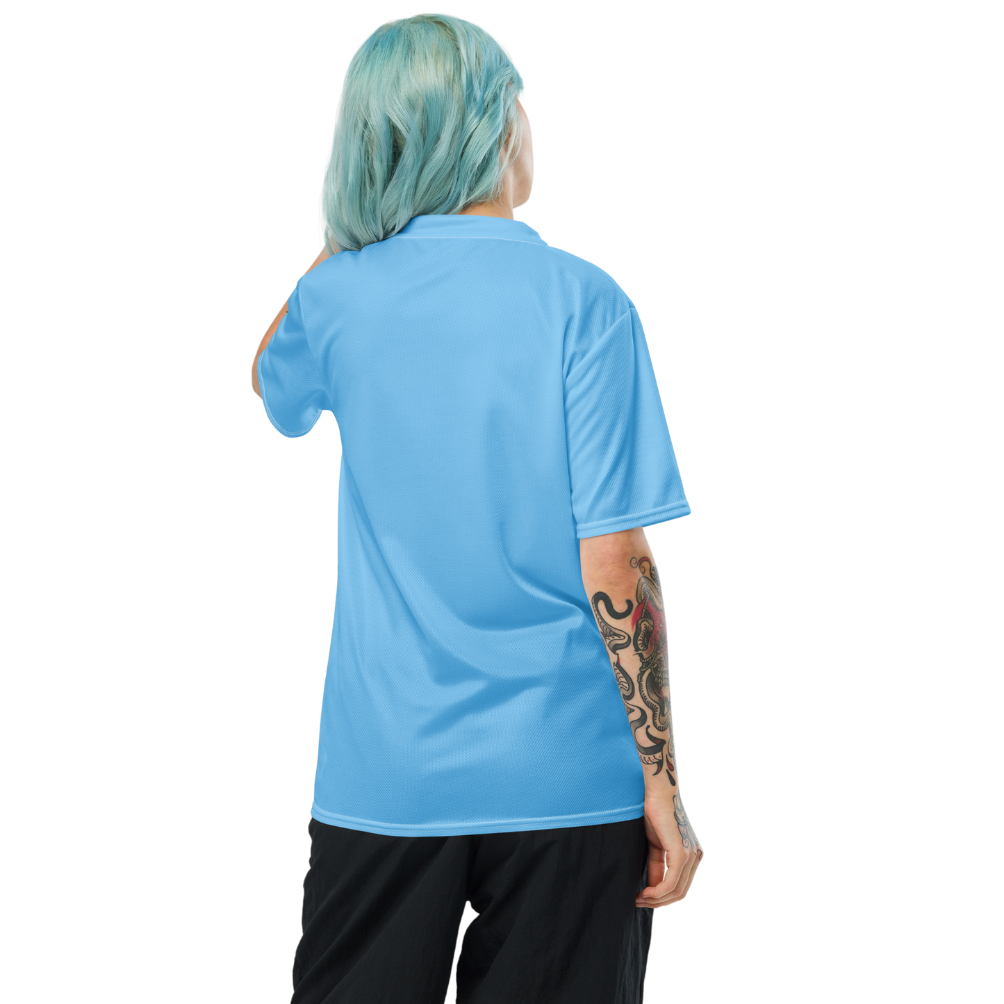 Michigan Upper Peninsula Soccer Jersey (w/ UP Outline) | Unisex - DTW Blue