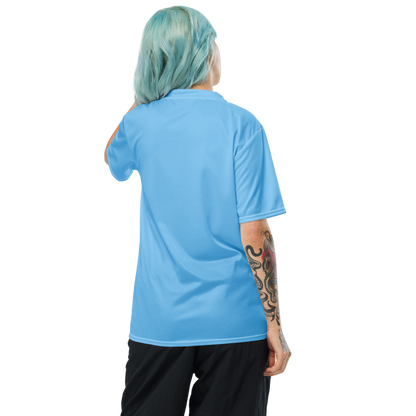 Michigan Upper Peninsula Soccer Jersey (w/ UP Outline) | Unisex - DTW Blue