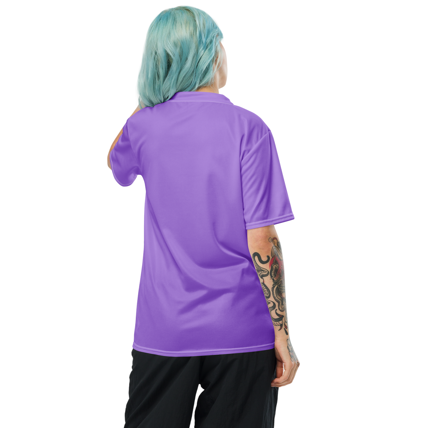 Michigan Upper Peninsula Soccer Jersey (w/ UP Outline) | Unisex - Lavender