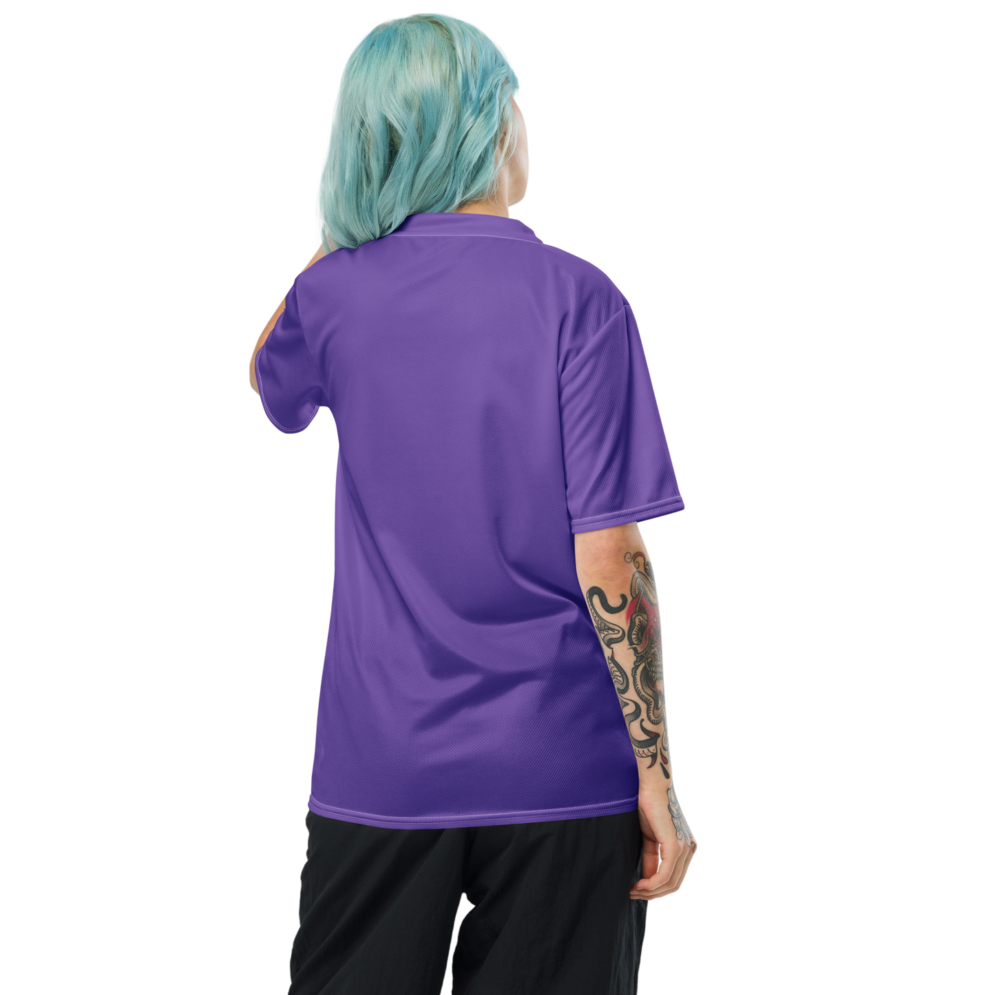 Michigan Upper Peninsula Soccer Jersey (w/ UP Outline) | Unisex - Lake Iris