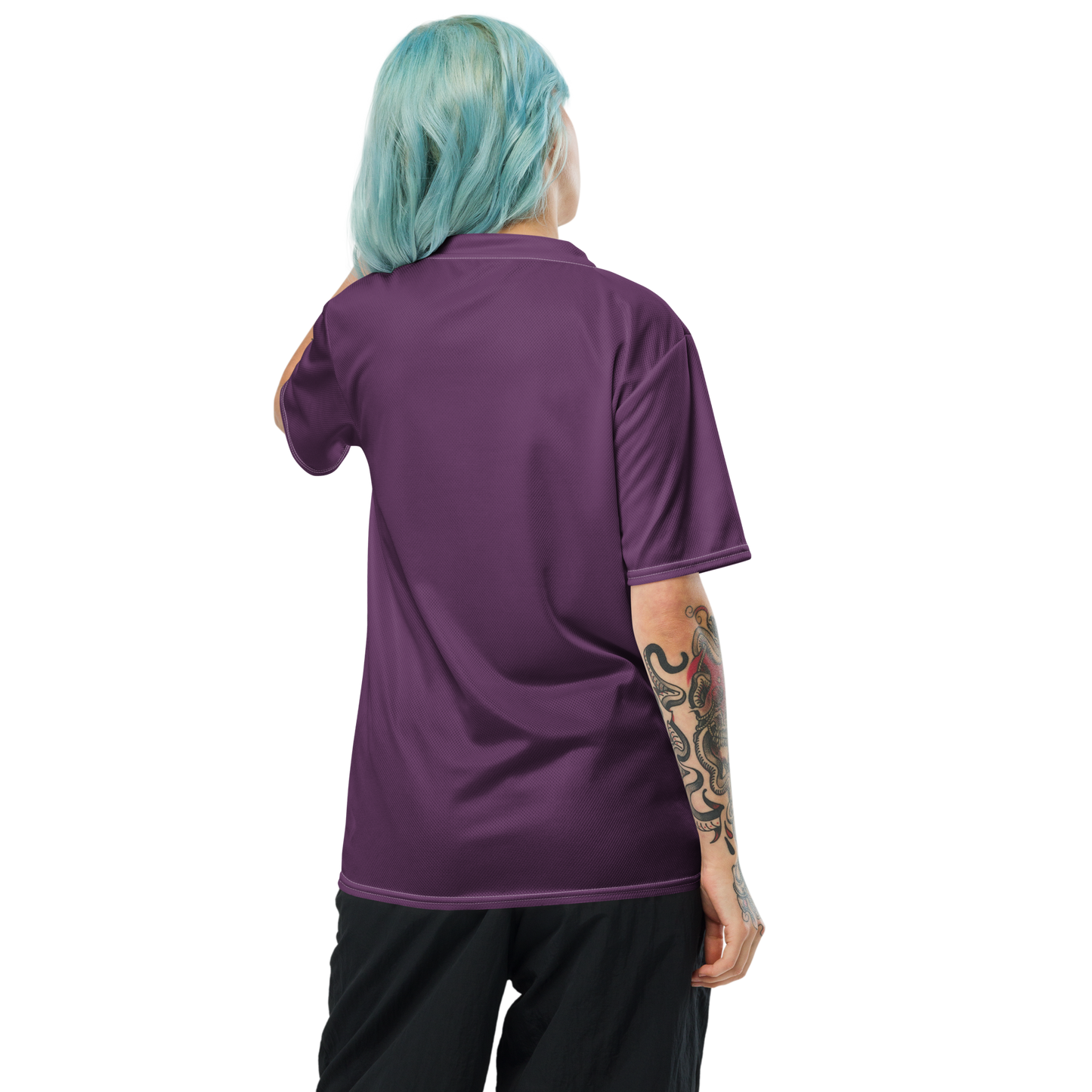 Michigan Upper Peninsula Soccer Jersey (w/ UP Outline) | Unisex - Plum