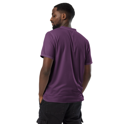 Michigan Upper Peninsula Soccer Jersey (w/ UP Outline) | Unisex - Plum