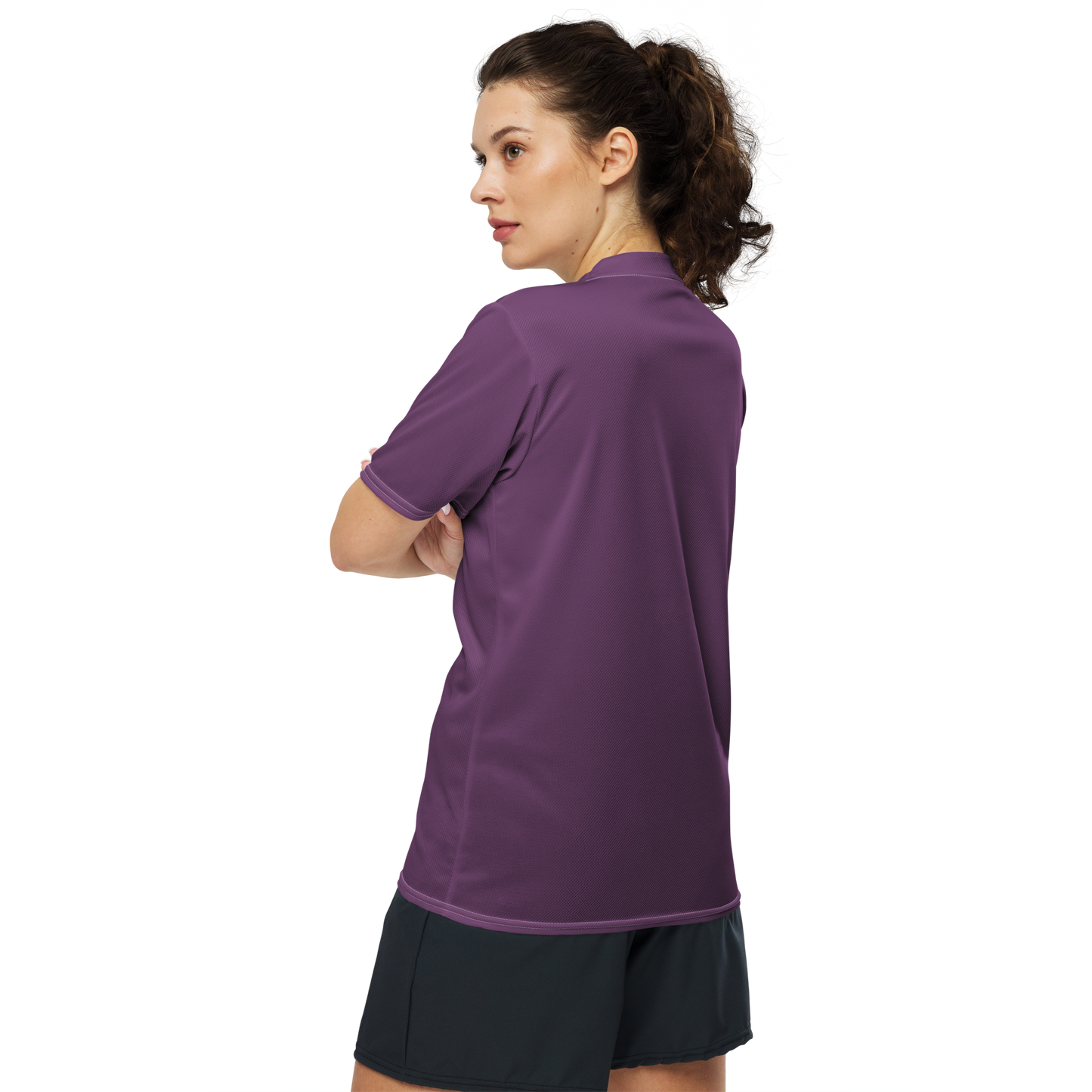 Michigan Upper Peninsula Soccer Jersey (w/ UP Outline) | Unisex - Plum