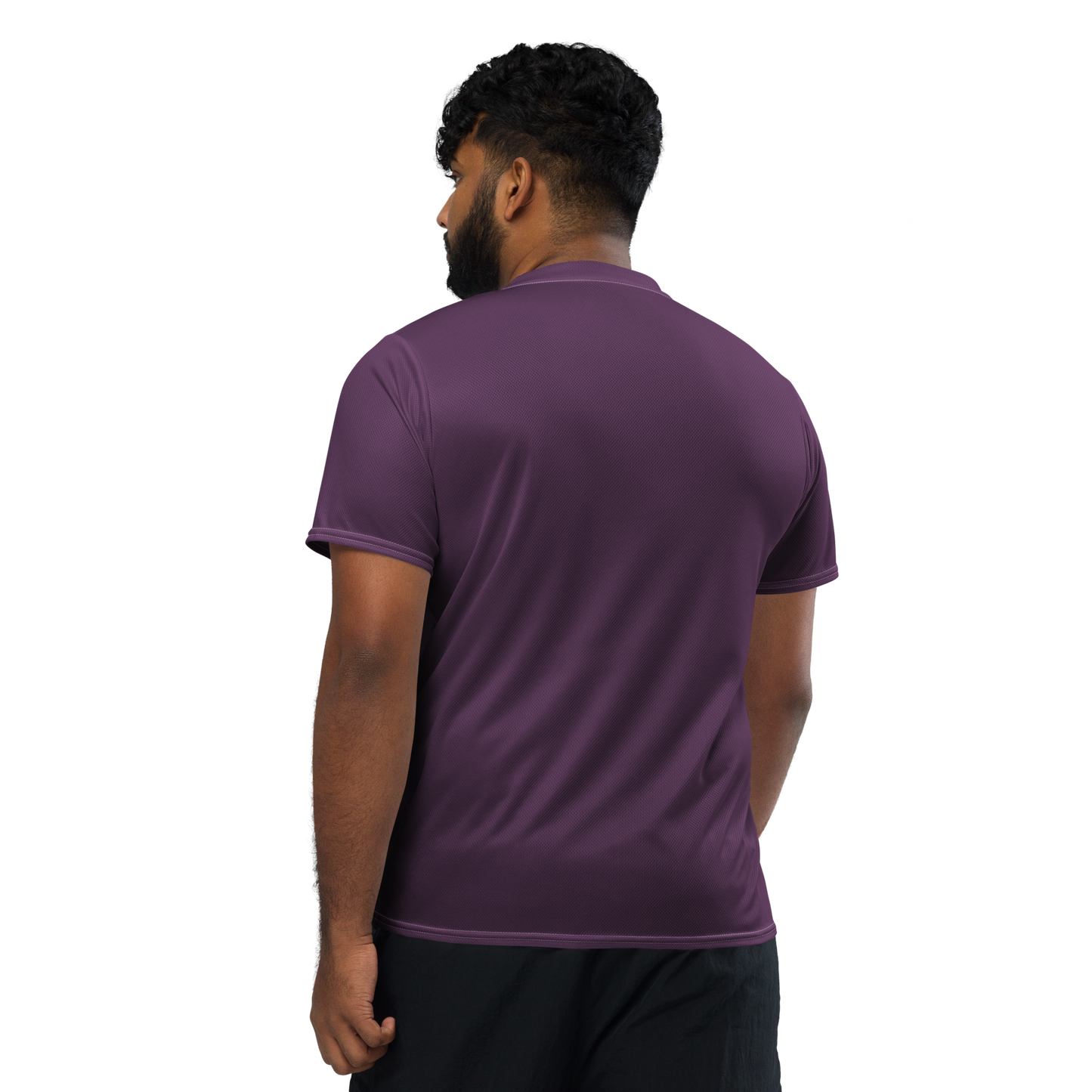 Michigan Upper Peninsula Soccer Jersey (w/ UP Outline) | Unisex - Plum