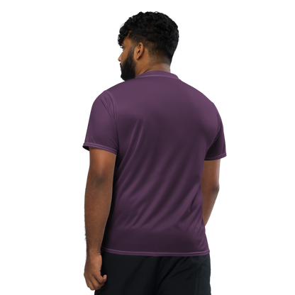 Michigan Upper Peninsula Soccer Jersey (w/ UP Outline) | Unisex - Plum