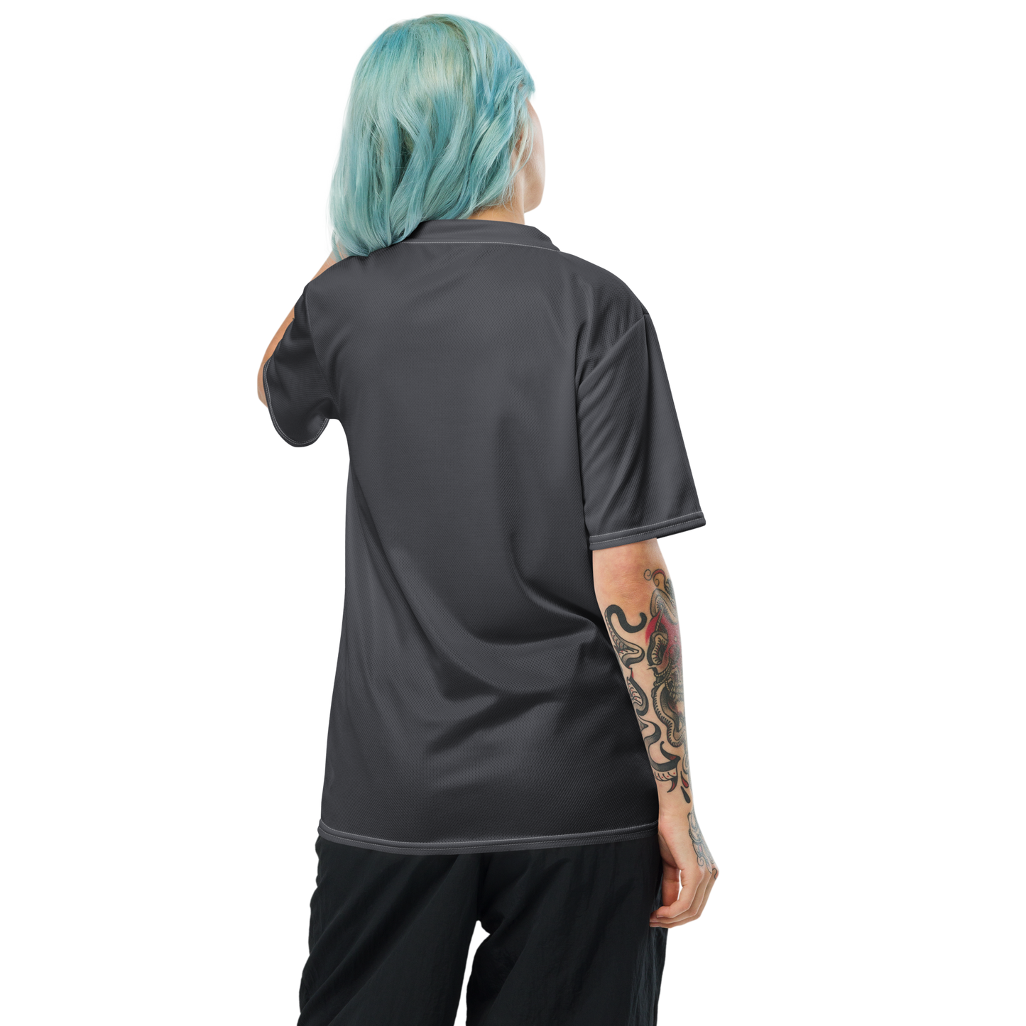 Michigan Upper Peninsula Soccer Jersey (w/ UP Outline) | Unisex - Iron Ore Grey