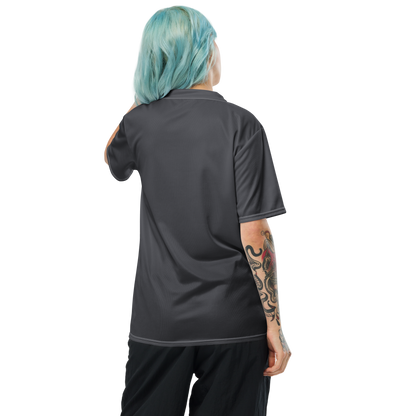 Michigan Upper Peninsula Soccer Jersey (w/ UP Outline) | Unisex - Iron Ore Grey