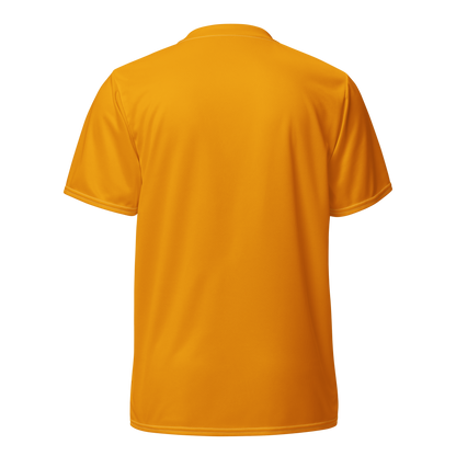 Michigan Upper Peninsula Soccer Jersey (w/ UP Outline) | Unisex - Birch Bark Orange